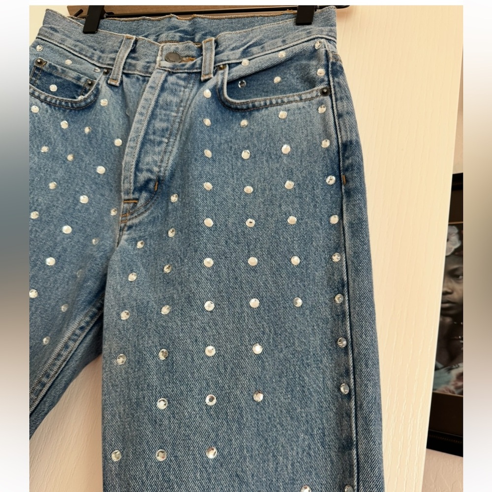 Carmar Black Top and Blue Distressed Jeans - Picture 11 of 16